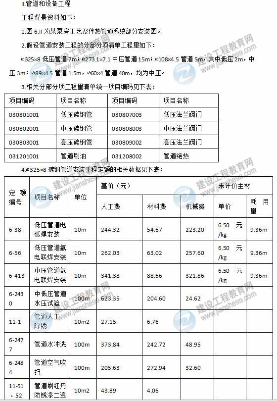 【老師解析】2014年造價工程師案例分析試題及答案（案例六）